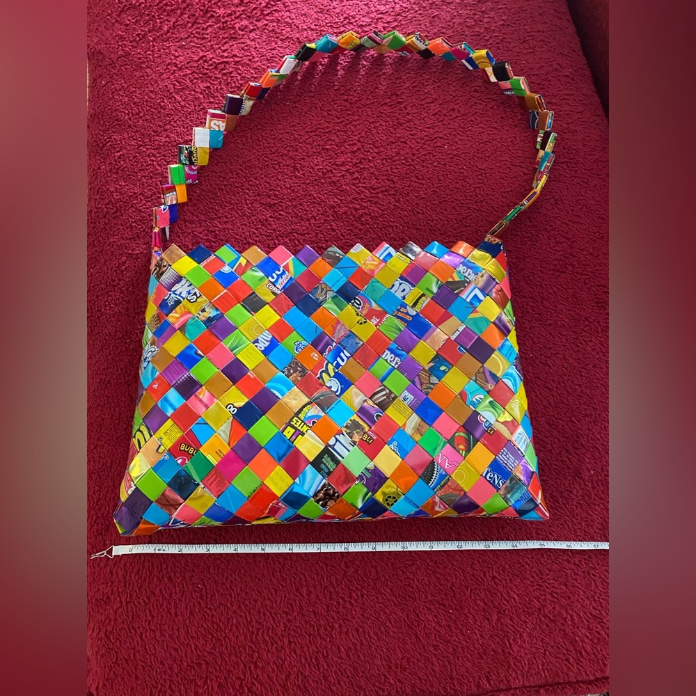 Candy Wrapper Shoulder Purse